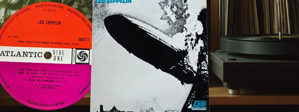 Grail Vinyl - Led Zeppelin – Led Zeppelin (1969) “Turquoise Lettering ...